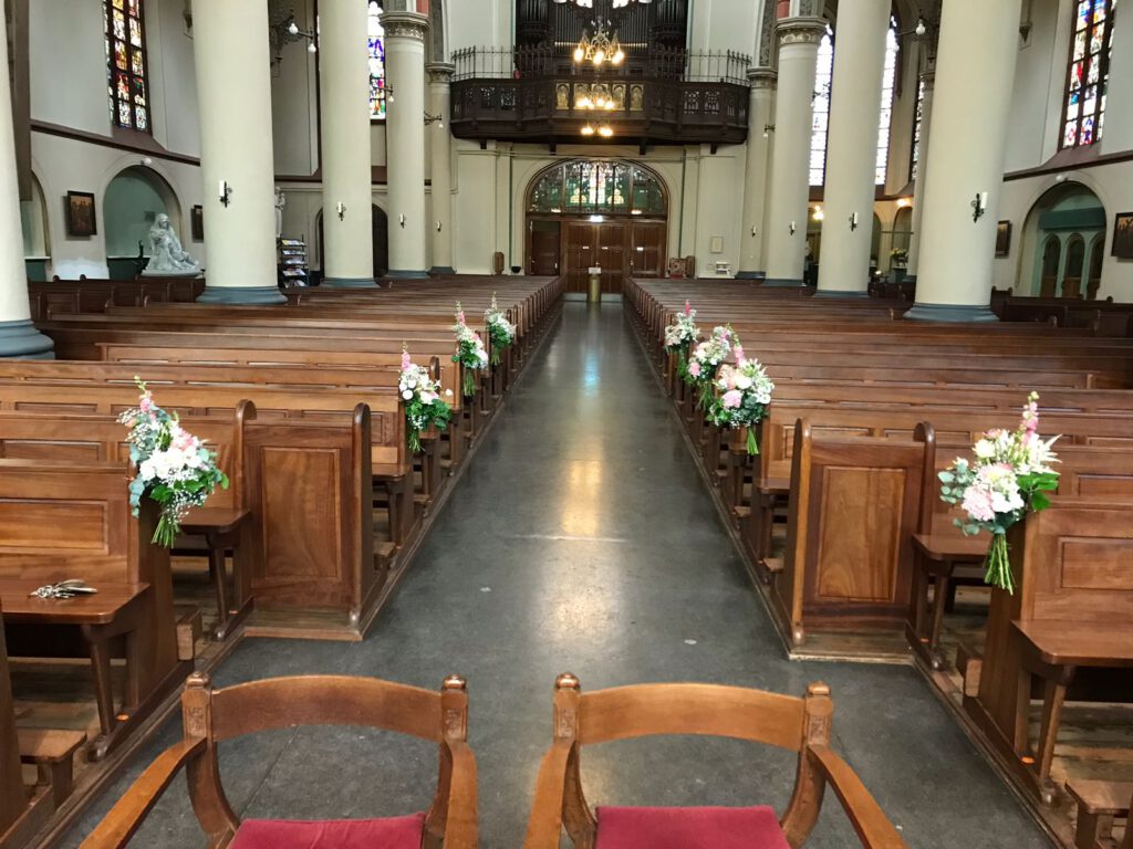 fiori di rose - bruidswerk - trouwlocatie kerk
